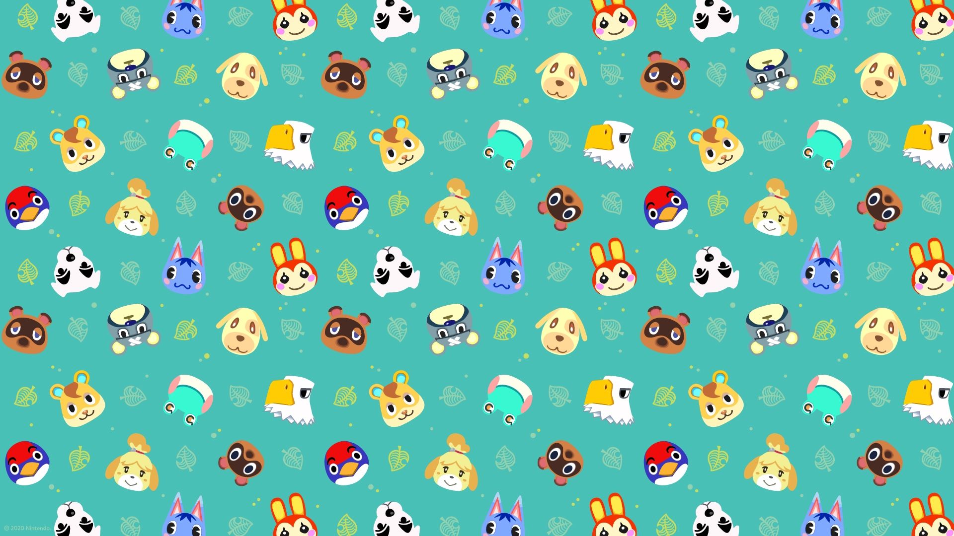 Animal Crossing Christmas Wallpaper